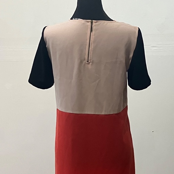 Zara Colorblock Sheet Dress - Picture 3 of 8